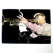 Louis Armstrong : Pen and Ink.