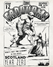 FADOOOM Issue 12 cover art featuring SCOTLAND YEAR ZERO