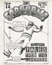 FADOOOM Issue 14 cover art featuring TALES FROM THE LONGROOM