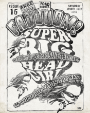 FADOOOM Issue 16 cover art featuring SUPER BIG HEAD GIRL