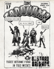 FADOOOM Issue 17 cover art featuring BASTARD-BRIGADE