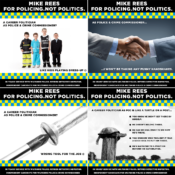 Social media posts for PCC Candidate Mike Rees (He should've won)