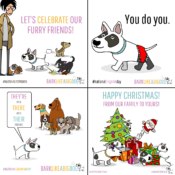 Social media posts for Bark Like a Big Dog